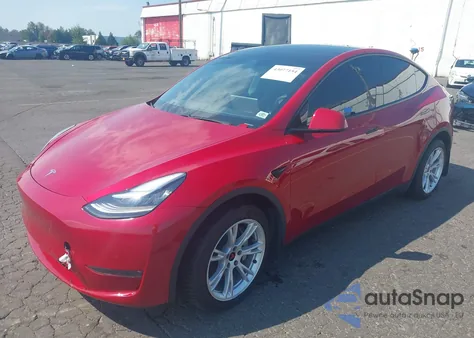 2020 Tesla Model Y Long Range Dual Motor All-Wheel Drive из США, поврежденный, VIN 5YJYGDEE7LF030371